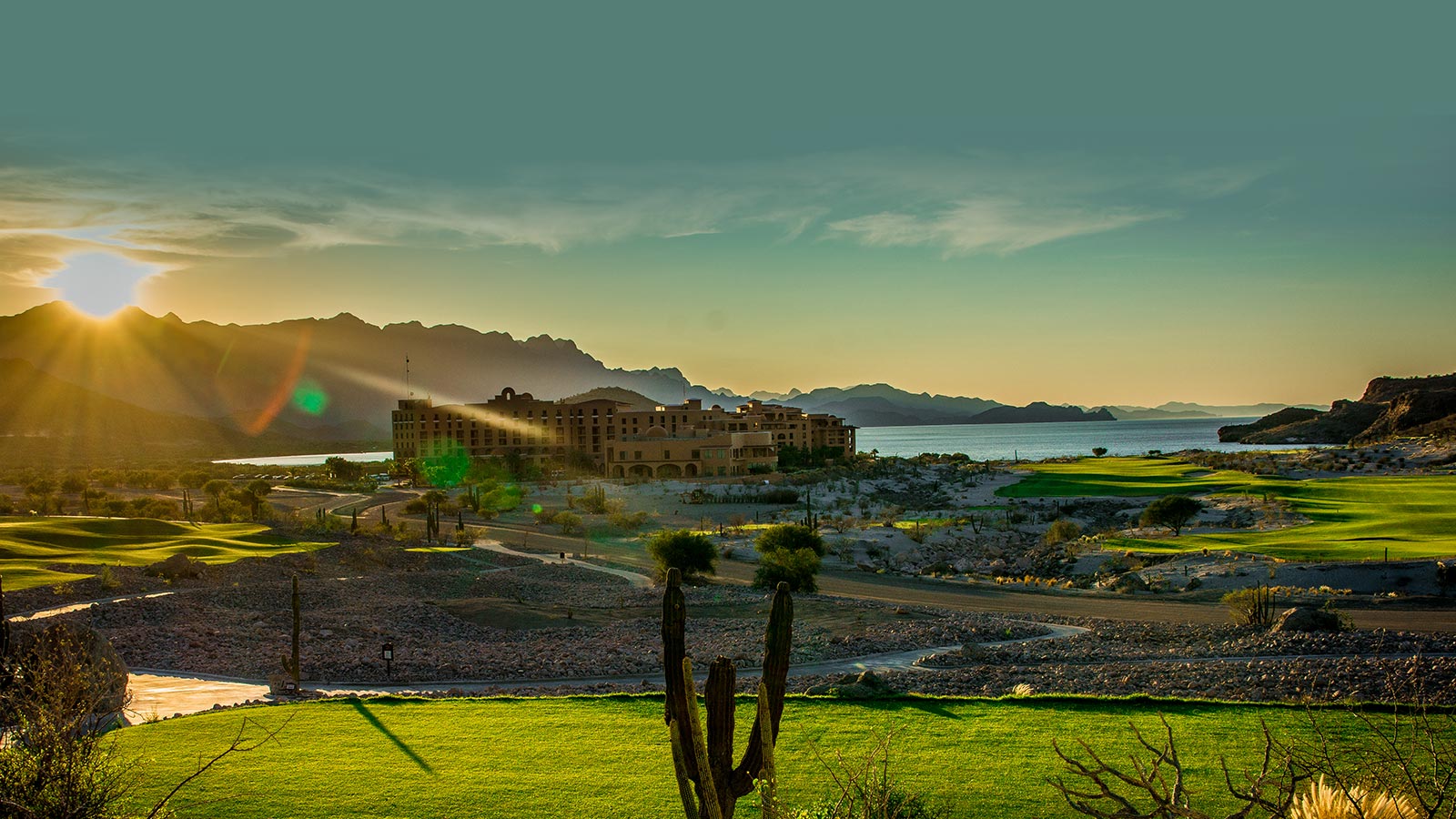 Sunset at TPC Danzante Bay - Loreto