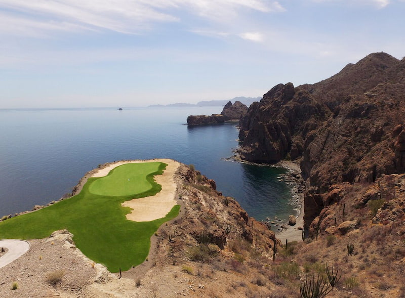 Campo de Golf Danzante Bay en Loreto- Hoyo 17