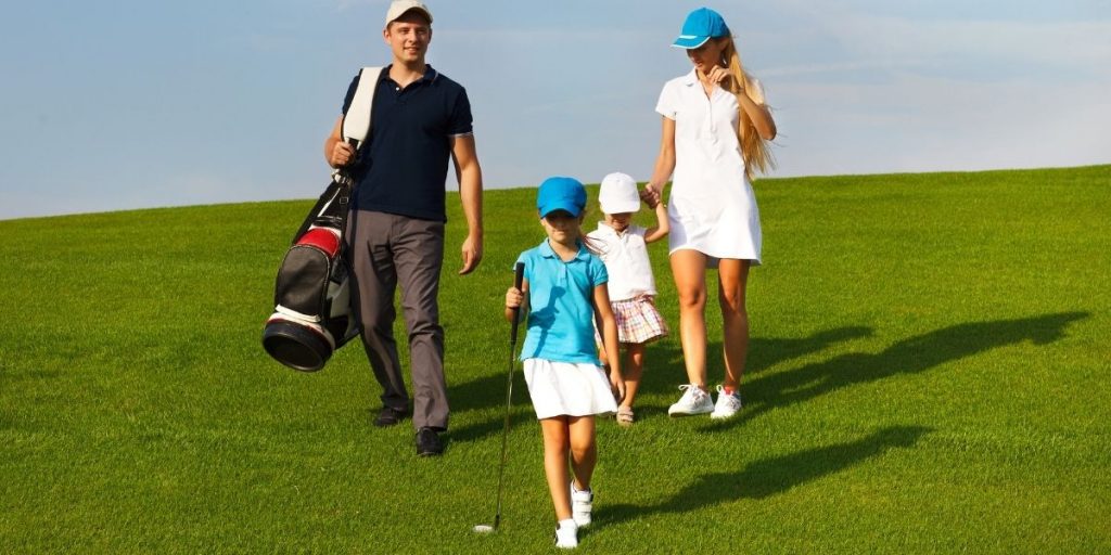 como hacer que los niños se interesen en el golf