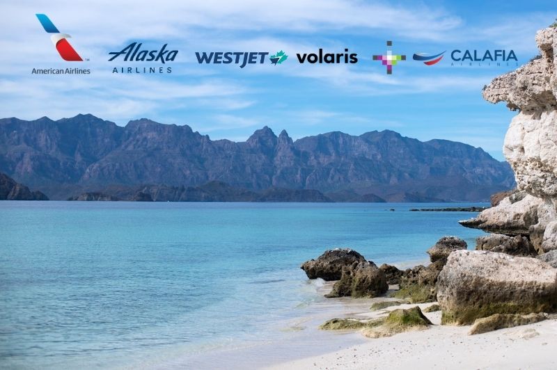 Aerolíneas con vuelos directos a Loreto BCS