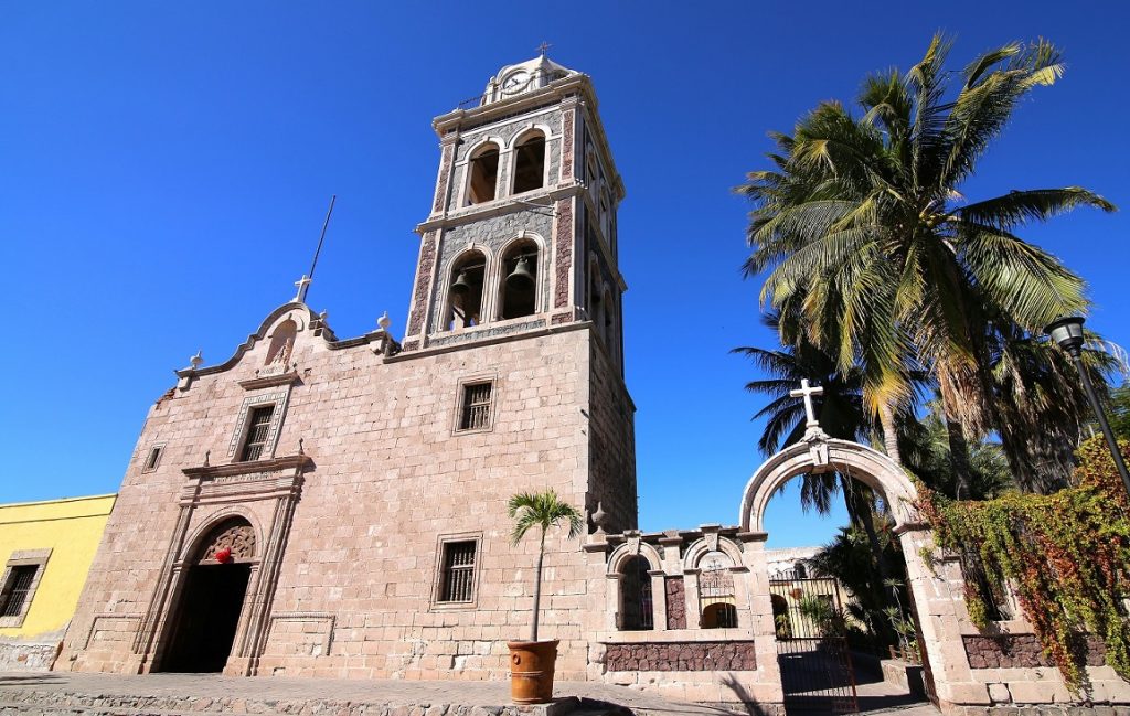 Misión de Nuestra Señora de Loreto en el centro de Loreto BCS