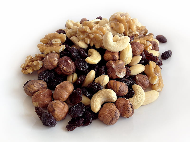 snacks saludables para tu juego de golf - nueces