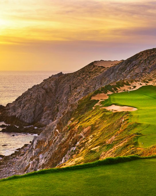 par-3 6th hole at Quivira Golf Club in Cabo San Lucas