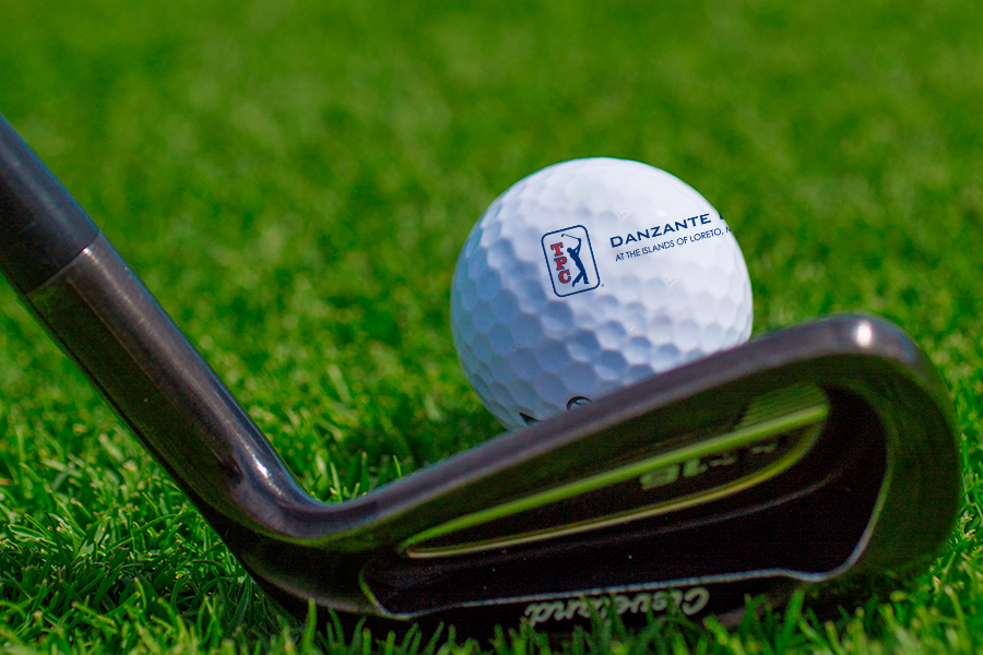 golf ball and golf club