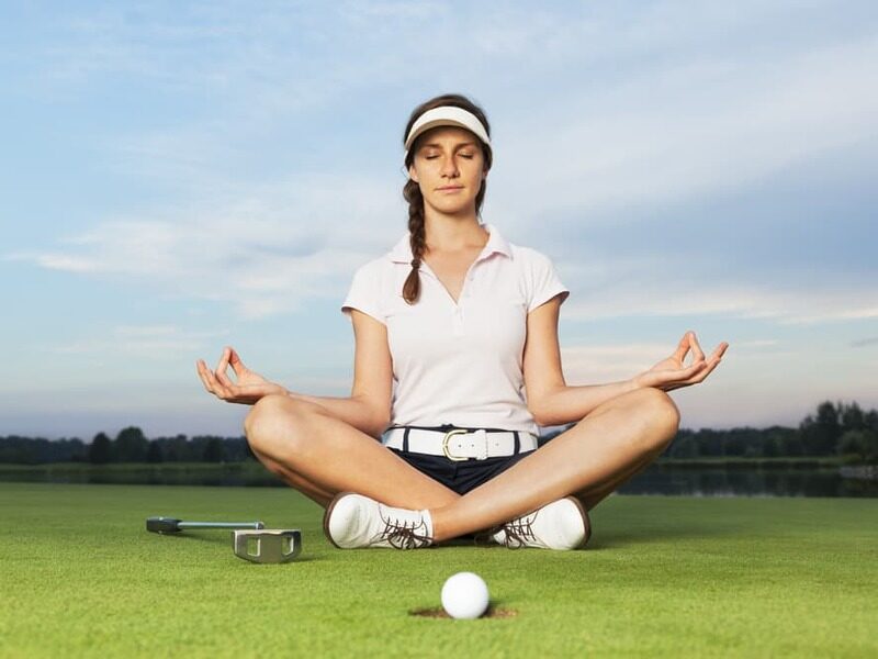 Warming Up To Golf Yoga in Loreto Mexico